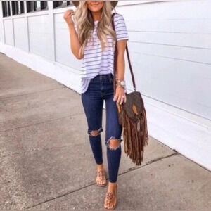 Stylish Blue Women's Jeans